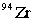  Strontium-90 decays by   \beta  emission. Which of the following is the decay product? A)    B)    C)    D)    E)    