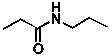 What is the linkage group and chemical formula for the following compound?   A)  amine, C<sub>6</sub>H<sub>12</sub>NO B)  amine, C<sub>6</sub>H<sub>13</sub>NO C)  carbonyl, C<sub>6</sub>H<sub>13</sub>NO D)  amide, C<sub>6</sub>H<sub>12</sub>NO E)  amide, C<sub>6</sub>H<sub>13</sub>NO