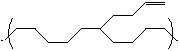 What could a side group such as the one shown below be used for on a polymer?   A)  used to make an elastomer B)  used to cross-link polymer chains C)  used to terminate D)  used in high density polymers E)  used to make a brittle polymer