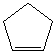 Draw the structure of the polymer made from cyclopentene, whose structure is shown below.  