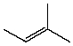 Which compound listed below would you expect to be the major product when 2-bromo-2-methylbutane is refluxed with KOH/ethanol? I    II   III   IV   V    A)  I B)  II C)  III D)  IV E)  V