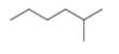 What is the correct name for the line structure shown below?   A)  2-methylhexane B)  2-methylheptane C)  5-methylhexane D)  1,1-dimethylpentane E)  2-butylpropane