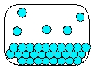 Which is the most realistic picture for a container of Ar(l) ? A)          B)      C)      D)     E)     