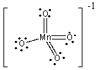 <strong>What is the formal charge on Mn in the MnO<sub>4</sub><sup>-</sup> ion? </strong> A) 0 B) 1 C) 3 D) 5 E) 7