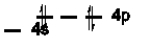 <strong>Which of the following is NOT an excited state of Si?</strong> A)   B)   C)   D)   E)   <div style=padding-top: 35px> 
