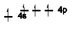 <strong>Which of the following is NOT an excited state of Si?</strong> A)   B)   C)   D)   E)   <div style=padding-top: 35px> 