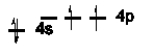 <strong>Which of the following is NOT an excited state of Si?</strong> A)   B)   C)   D)   E)   <div style=padding-top: 35px> 