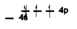 <strong>Which of the following is NOT an excited state of Si?</strong> A)   B)   C)   D)   E)   <div style=padding-top: 35px> 
