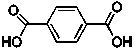 When 0.891 g of terephthalic acid (line structure below) is combusted in excess oxygen, 17.3 kJ of energy is released. What is the balanced chemical equation for the combustion of terephthalic acid and the energy released per mole upon combustion?  
