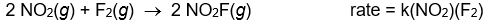 <strong>Use the rate laws given below to determine which of the following reactions most likely occurs in a single step.</strong> A)     B)     C)    D)     E)    <div style=padding-top: 35px> 