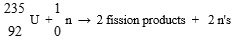 Consider the fission reaction:     (a) Estimate the energy released in the reaction. (b) If 3 neutrons had been released instead of 2, what energy would have been released?