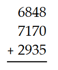 Add. -  A)  16,932 B)  16,953 C)  15,953 D)  16,743