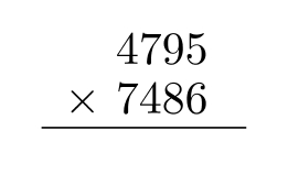  Multiply. -  A)   35,905,370  B)   35,895,470  C)   35,894,370  D)   35,895,370