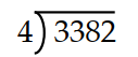  Divide, if possible. If not possible, write  not defined.  -  A)   845 \mathrm{R} 2  B)   844 \mathrm{R} 6  C)  845 D)   845 \mathrm{R} 1