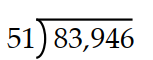  Divide. -  A)  1646 B)   1656 \mathrm{R} 41  C)  1636 D)   1651 \mathrm{R} 33