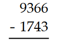 Estimate the sum or difference by first rounding as indicated. -Estimate by first rounding to the nearest hundred.   A)  8000 B)  7700 C)  7600 D)  7623