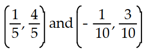  Find an equation of the line containing the given pair of points -  A)  y=\frac{5}{3} x- \frac{1}{15}  B)  y=\frac{5}{3} x+ \frac{7}{15}  C)   y=-\frac{5}{3} x  D)   y=\frac{5}{3} x
