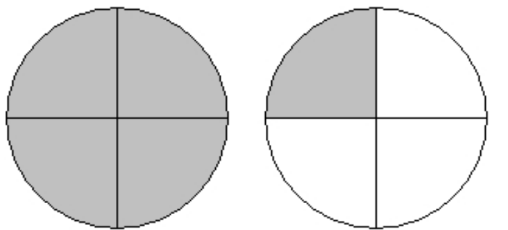  What part of the object or set of objects is shaded? -  A)   \frac{5}{3}  B)   \frac{5}{4}  C)   \frac{3}{5}  D)   \frac{5}{8}