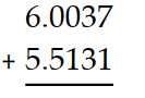 Add. -  A)  11.5168 B)  11.5368 C)  11.5158 D)  11.4158