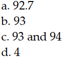 Solve the problem. -Use the frequency distribution table to find the following: A. mean (Round to the nearest tenth, if necessary.)  B. median C.mode D. range   A)    B)    C)    D)   