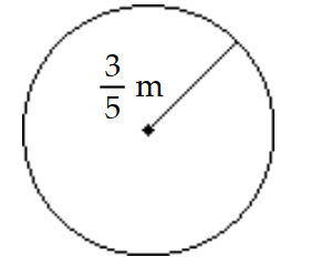 Find the radius or diameter as requested. -Find the diameter.   A)   \frac{21}{110} \mathrm{~m}  B)   1 \frac{31}{35} \mathrm{~m}  C)   1 \frac{1}{5} \mathrm{~m}  D)   \frac{3}{10} \mathrm{~m}