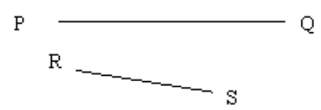 Determine if the pair of line segments or angles is congruent. -Determine if the pair of segments is congruent. Use a ruler.   