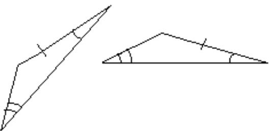 Determine whether the pair of triangles is congruent by the SAS property. - 