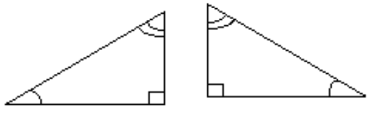 Determine whether the pair of triangles is congruent by the SSS property. - 