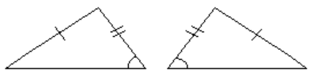 Determine whether the pair of triangles is congruent by the SSS property. - 