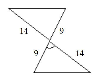 Determine whether the pair of triangles is congruent by the SSS property. - 