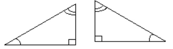 Determine whether the pair of triangles is congruent by the ASA property. - 