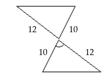  Which property (if any) , should be used to show that the pair of triangles is congruent? -  A)  ASA B)  SSS C)   \mathrm{SAS}  D)  None 