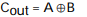 <strong>The carry output of a half- adder can be expressed as _________.</strong> A) C<sub>out </sub>= A + B B) C<sub>out</sub><sub> </sub>= AB C) ? D) none of these