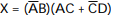 <strong> -A correct logic expression for Figure 5- 2 is _________.</strong> A) B) C) D)