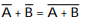 <strong>The relationship between a NAND gate and a negative- OR gate is expressed by__________.</strong> A) B) C) D)