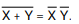 DeMorgan's theorem states that