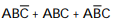 <strong>The simplest Boolean expression for the Karnaugh map below is _______. </strong> A) B) C) X = AC + B D)