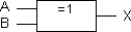<strong>The symbol below represents a(n) _________. </strong> A) NAND gate B) AND gate C) Exclusive- OR gate D) OR gate