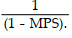 <strong>A general formula for the multiplier is</strong> A) B) C) D)