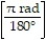 <strong>The formula to convert degrees to radians is:</strong> A) radians =   × degrees. B) degrees =   × radians. C) 180° = ? radians. D) all of these. <div style=padding-top: 35px> 