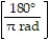 <strong>The formula to convert degrees to radians is:</strong> A) radians =   × degrees. B) degrees =   × radians. C) 180° = ? radians. D) all of these. <div style=padding-top: 35px> 