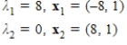 <strong>Find the eigenvalues and corresponding eigenvectors for the matrix if the characteristic equation of the matrix is .</strong> A) B) C) D) E)