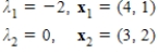 <strong>Find the eigenvalues and corresponding eigenvectors for the matrix .</strong> A) B) C) D) E)