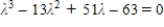 <strong>Find the characteristic equation of the matrix .</strong> A) B) C) D) E)