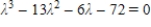 <strong>Find the characteristic equation of the matrix .</strong> A) B) C) D) E)