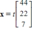 <strong>Find a stable age distribution for the age transition matrix .</strong> A) , where t is any positive number B) , where t is any positive number C) , where t is any positive number D) , where t is any positive number E) , where t is any positive number