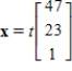 <strong>Find a stable age distribution for the age transition matrix .</strong> A) , where t is any positive number B) , where t is any positive number C) , where t is any positive number D) , where t is any positive number E) , where t is any positive number