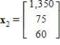 <strong>Suppose a population has the characteristics listed below. (a) A total of 60% of the population survives its first year. Of that 60%, 50% survives the second year. The maximum life span is 3 years. (b) The average number of offspring for each member of the population is 4 the first year, 5 the second year, and 4 the third year.The population now consists of 150 members in each of the three age class. How many members will be in each age class after one year? After two years? Let , and be vectors whose components are the number members in each age class after one year and after two years respectively.</strong> A) and B) and C) and D) and E) and