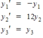 <strong>Solve the system of first-order linear differential equations given below. </strong> A) B) C) D) E)
