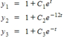 <strong>Solve the system of first-order linear differential equations given below. </strong> A) B) C) D) E)